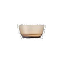 (Direct mail from Japan) KINTO kitchenware HIBI ceramic bowl flat bottom transparent texture 125mm brown 2690