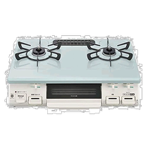 (Direct mail from Japan) Rinnai Liquefied Petroleum Gas Special Gas Stove Double Stove Width 60cm Left Powerful Fire KG6