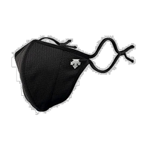 (Direct mail from Japan) Descente sports mask anti-pollen DMATJX00 BK black M