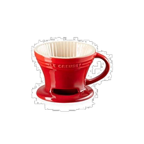(Japanese direct mail) Le Creuset cool coffee with drip coffee filter cup cherry red