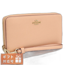 Direct mail from Japan Coach long wallet round zipper womens brand COACH leather C3441 pink money