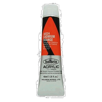 (Direct mail from Japan) Holbein Heavy Acrylic Paint Cadmium Orange AU224 40ml