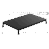 (Direct mail from Japan) Yamazaki Industrial Folding Gas Stove Cover Black When in use 54 5X33 5X7 2cm