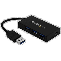 StarTech com USB3 0 Hub 4 Ports TypeA to TypeC with AC Adapter