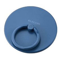 (Direct mail from Japan) Elecom Magnetic Cell Phone Holder Ring Blue P-STRMKMSBU