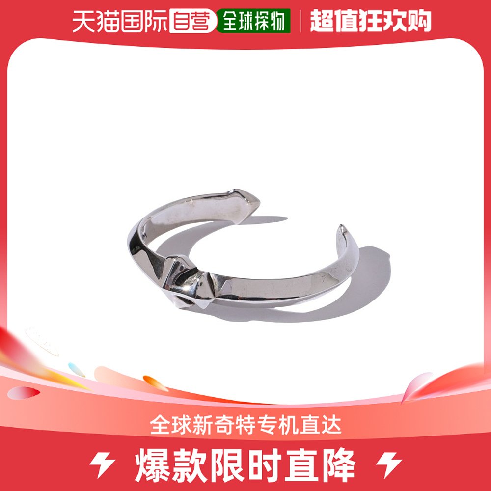 Japan Direct Mail Bill Wall Leather with the same 925 pure silver cross bracelet simple atmospheric fit-Taobao