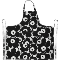 (Direct mail from Japan) Marimekko long womens apron 83cm×84cm black gray and white 64161 190