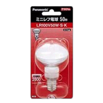(Direct mail from Japan) Panasonic Incandescent lamp 50-shaped white LR100V50WSK