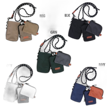 Japan Direct Mail Universal Work Clothes Multi-Tie Shoulder Straps Coin Purse Card Holder Accessory Box Gray Navy Green Universal