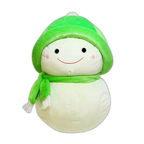 Japan Direct Mail (Japan Direct Mail) Shinada Plush Doll Fuwa Snowman L Green YDC-0480