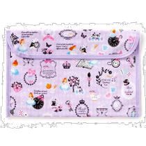 Japan Direct Post (Japan Direct Post) Colorful Candy Style Contact bag B5 Alice tea party