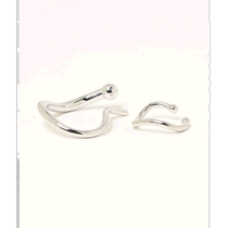 Japanese direct mail voov womens elegant metal earrings 2-piece set spiral line design fashionable earrings beautiful