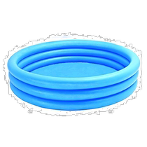 (Direct mail from Japan) INTEX three-ring childrens inflatable swimming pool crystal blue 147x33cm