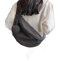 Japan direct mail florist unisex large capacity lightweight shoulder bag with round small bag G40720887