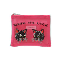 Japan direct mail Ray BEAMS womens special embroidered yarn compact cosmetic bag 61630301962