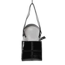 Japan direct mail fredy emue ladies patent leather square box shoulder bag 40553532104