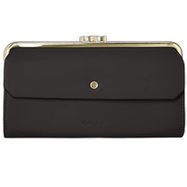 (Direct mail from Japan) legato largo long wallet Lusso LJ-G1152 black fashion