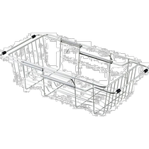 (Direct mail from Japan) Heping Freiz stainless steel drainer 39~60 5×21 7×11 5cm