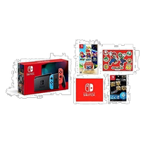 (Direct mail from Japan) Nintendo Switch battery life version red and blue film-level Mario 3D World