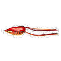 (Direct Mail from Japan) BANTAM BT FROG Series Lure Booby Tray Frog Lure OQ-364S 001 Red