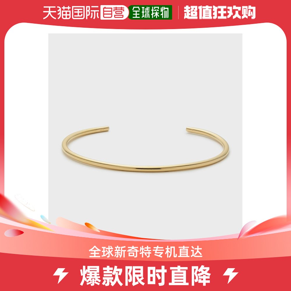 Japanese direct mail NOJESS men and women with the same golden bracelet M Number of delicate curves design easy to match with meticulous-Taobao