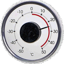 (Japan Direct Mail) EMPEX Thermometer Analog Window Type Outdoor Thermometer TM-5609 gold