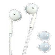 (Direct mail from Japan) Yilike silicone earplug protective cover for Apple Earpods headphones transparent
