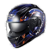 (Direct mail from Japan) Ogk Kabuto full-face helmet Kamui 3 Estela cool design S black blue