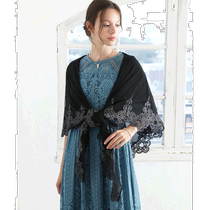 Japan Direct Mail Dorry Doll Lady Sequins Embroidered Snowspinning Shawl Cape Elegant Gorgeous Spring Summer Light