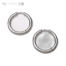 Japan direct mail TOM Wood E39LMNA01 S925 Earring Ms Accessories Classic Circle Mid-Size M