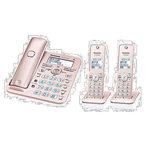 (Japan Direct Mail) Panasonic RURU Wireless digital phone submachine x2 1 9GHzDECT розовый золотой VEGZ51