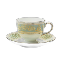 (Direct mail from Japan) WEDGWOOD Colombian emerald gold diamond bone china cup and saucer European style