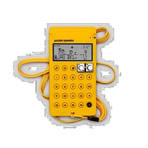 (日本直邮)Teenage Engineering 硅胶保护套Pocket Operator黄