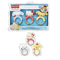 (Direct mail from Japan) Mattel Sanrio series baby teether 3-piece set