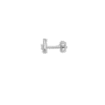Japanese direct mail Japanese tide 4℃ ４℃ platinum earrings product number: 112343155005 birthday earrings