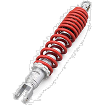 (Direct mail from Japan) Daytona rear shock absorber AdressV125 (05-13) with 340mm red 16