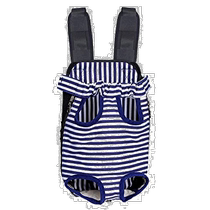 (Direct mail from Japan) YuHaru Carrying bag bag with shoulder pad dog bag blue stripe XL size