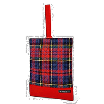 (Direct mail from Japan) Colorful Candy Style Shoe Bag Quilted Titan Plaid Red N324
