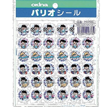 (Direct mail from Japan) OKINA round sticker PS756 various sports AZPS756