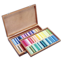 Japan direct mail Holbein oil pastel U690 100 pieces full color wooden box set