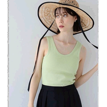 Japan direct mail Ray BEAMS womens U-neck square neck design underwear vest summer must-have style comfortable