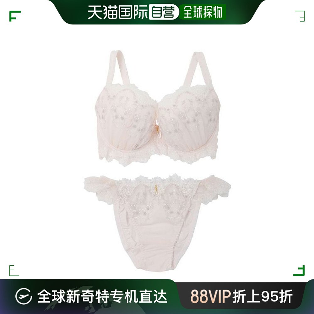 Japanese direct mail NARUE underwear Chateau bras and shorts suite GHI large charm size