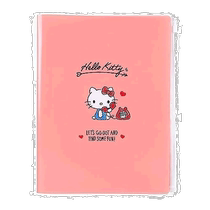 (Japan Direct Mail) SANRIO with zipped 6 pockets Transparent folder Hello Kitty A4