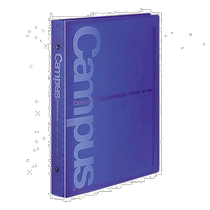 (Japan Direct Mail) National Reputation CAMMPUS Loose-leaf Notebook B5 26 Holes more than 150 Zhang Blue