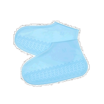 (Japan Direct Mail) Cooco Shoes Supplies Blue Non glissant Design Silicone Shoe Cover Men Workmanship Delicacy