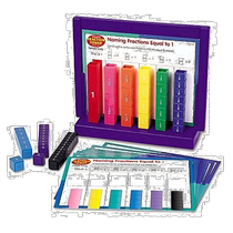 (Direct mail from Japan) Learning Resources Arithmetic Textbook Fraction Tower Activity Set LER2