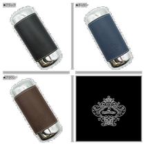 Self-operated｜Orobianco glasses case glasses for men and women leather navy brown OBGC-010