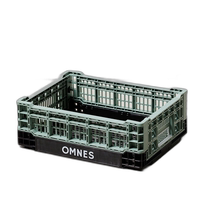 Japan Direct Mail Foldable Stacking Container 11L Storage Box Organizing Folding Container Indoor Outdoor Container