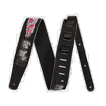 (Direct Mail from Japan) Fender x Wrangler Strap Ripped Denim Strap Black