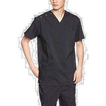 (Direct mail from Japan) Mizuno Mizuno mens work clothes blue V-neck antibacterial deodorant simple and durable